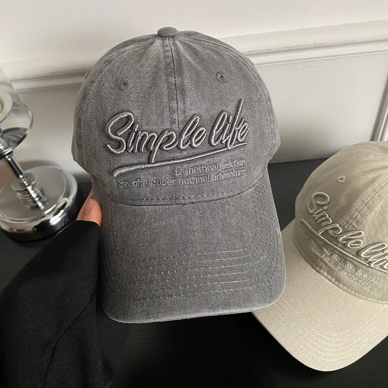 Women Retro Letter Embroidered Cap 2025 Spring New Style - Image 3