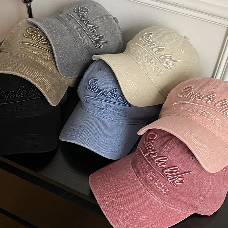 Women Retro Letter Embroidered Cap 2025 Spring New Style - Image 6