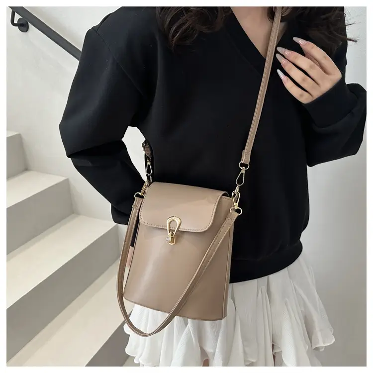 Pink Textured Shoulder Crossbody Bag for Women — feature 13