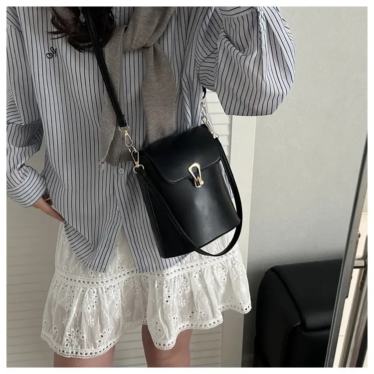 Pink Textured Shoulder Crossbody Bag for Women — feature 16