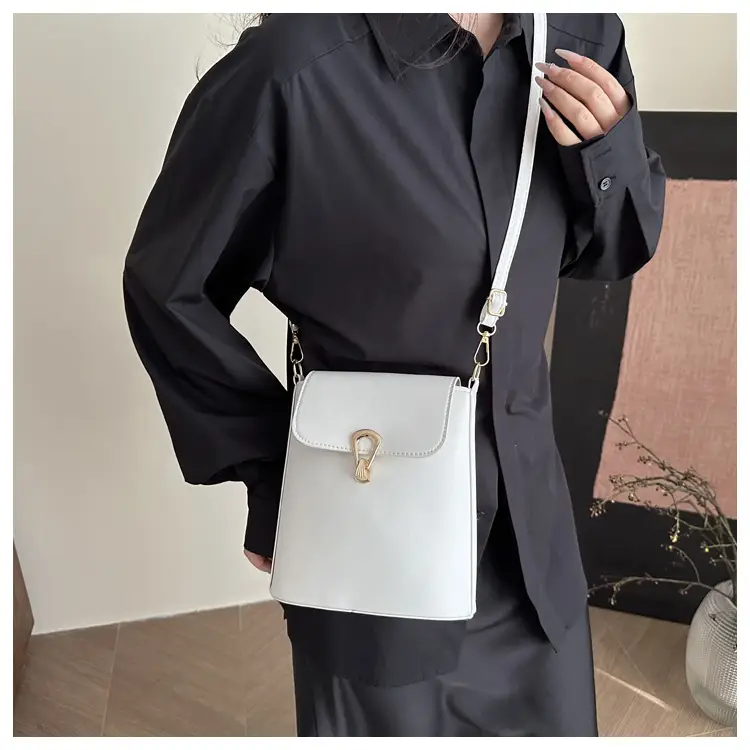Pink Textured Shoulder Crossbody Bag for Women — feature 17