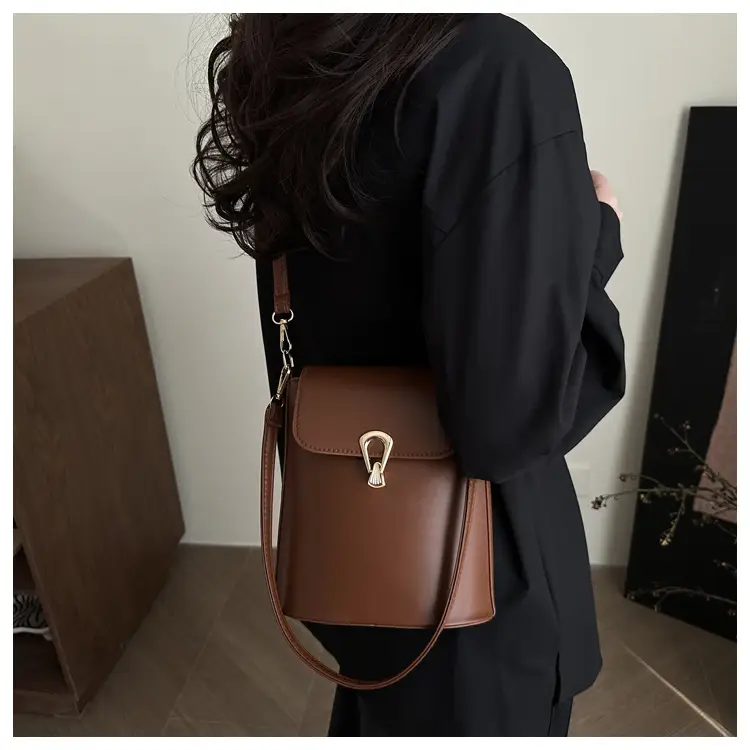 Pink Textured Shoulder Crossbody Bag for Women — feature 9