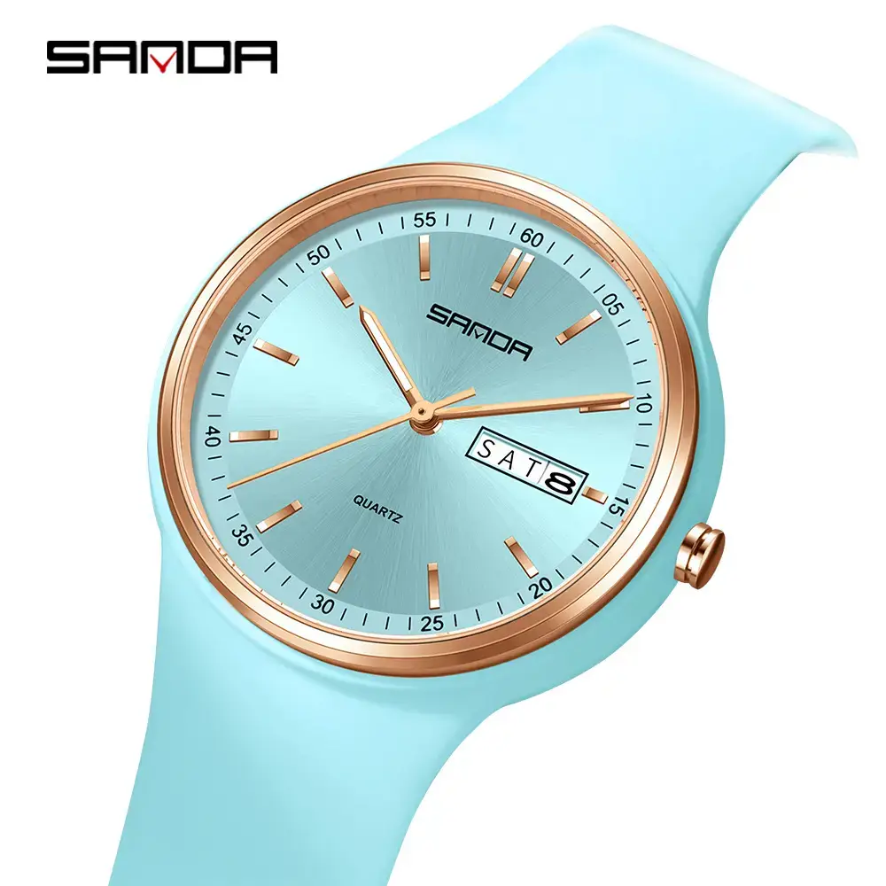 Sanda Double Calendar Quartz Watch for Men Women 34G - Image 13