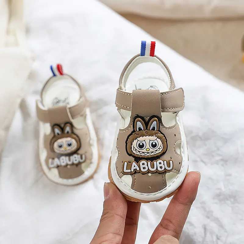 Pink Cute Bunny Baby Sandals for Girls 6-12M - Image 5