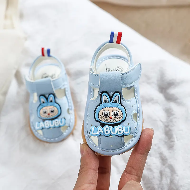 Pink Cute Bunny Baby Sandals for Girls 6-12M - Image 6