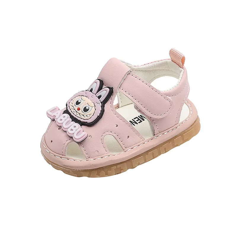 Pink Cute Bunny Baby Sandals for Girls 6-12M - Image 8