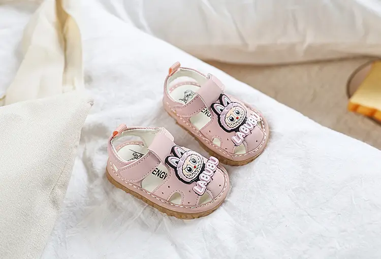 Pink Cute Bunny Baby Sandals for Girls 6-12M β feature 2