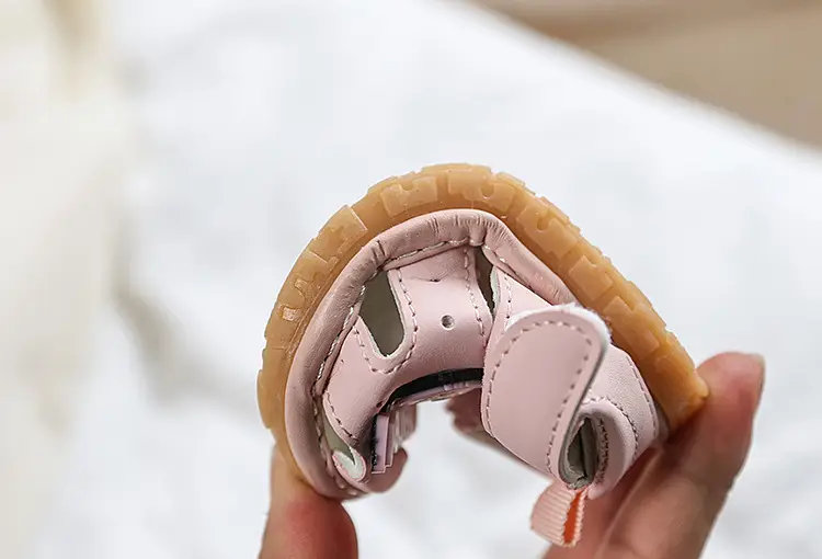 Pink Cute Bunny Baby Sandals for Girls 6-12M β feature 9