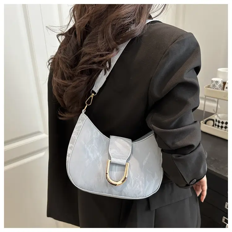 White Vintage Women's Shoulder Bag 2025 Spring New — feature 12