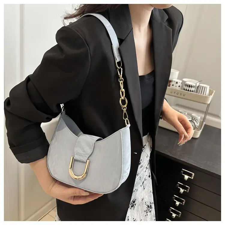 White Vintage Women's Shoulder Bag 2025 Spring New — feature 13