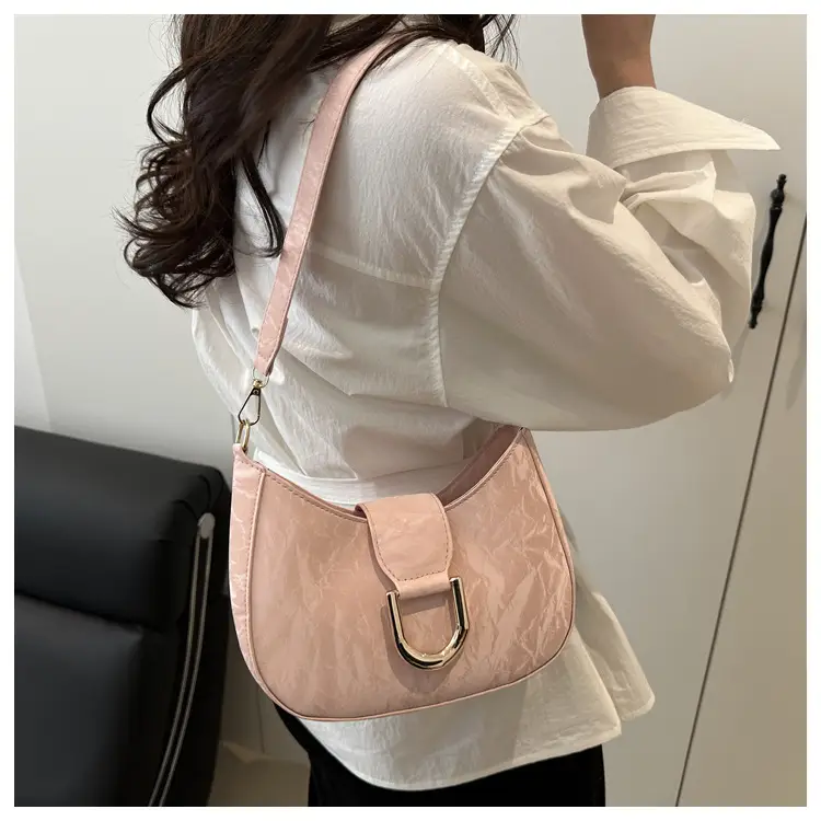 White Vintage Women's Shoulder Bag 2025 Spring New — feature 16