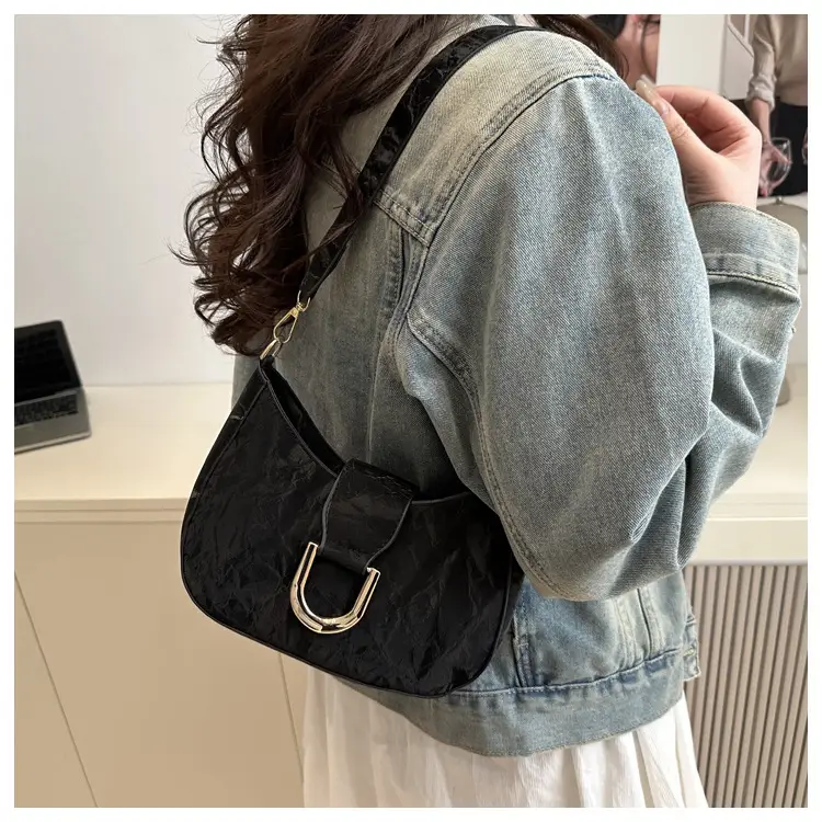 White Vintage Women's Shoulder Bag 2025 Spring New — feature 18