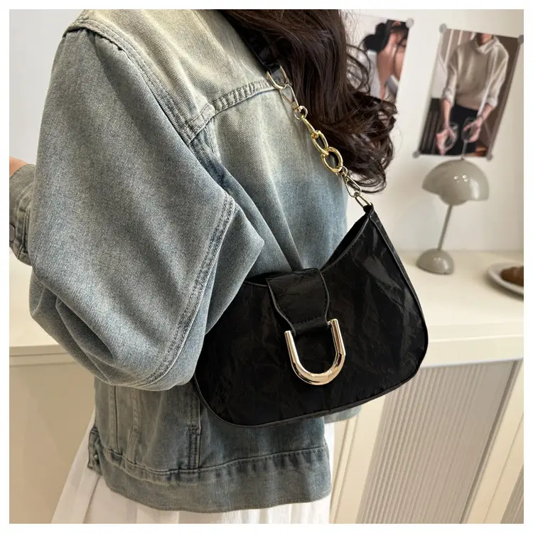 White Vintage Women's Shoulder Bag 2025 Spring New — feature 20