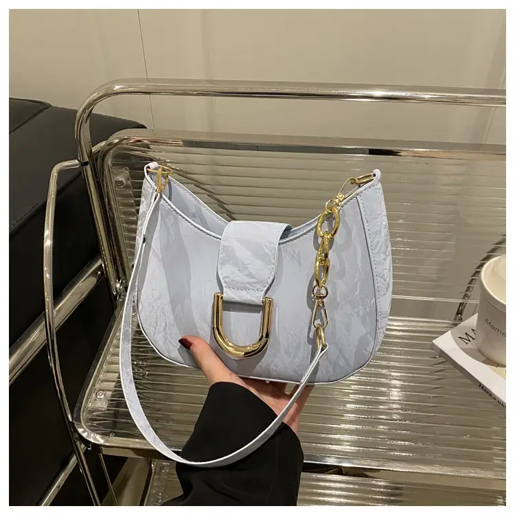 White Vintage Women's Shoulder Bag 2025 Spring New — feature 21
