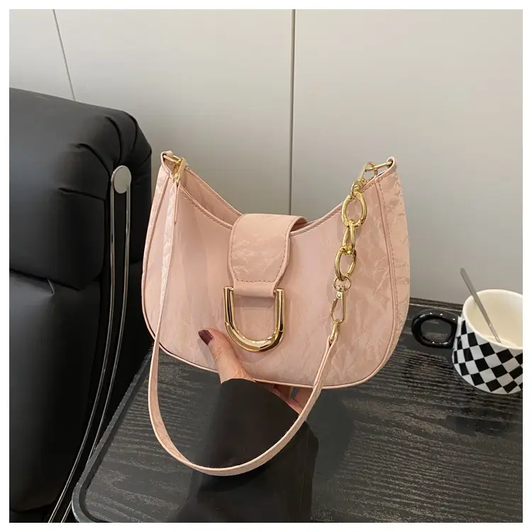 White Vintage Women's Shoulder Bag 2025 Spring New — feature 22