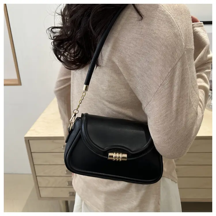 White Underarm Latch Shoulder Crossbody Bag for Women — feature 10