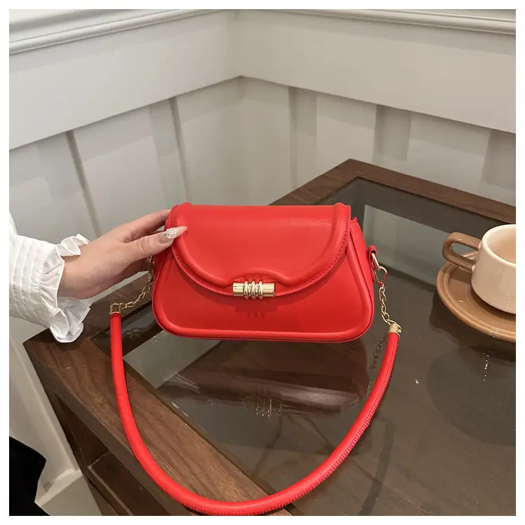 White Underarm Latch Shoulder Crossbody Bag for Women — feature 12