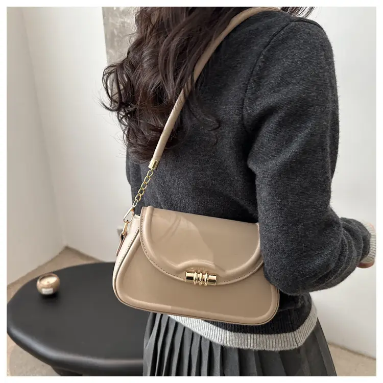 White Underarm Latch Shoulder Crossbody Bag for Women — feature 22