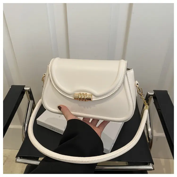 White Underarm Latch Shoulder Crossbody Bag for Women — feature 35
