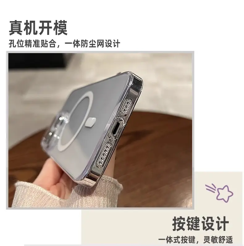 Magnetic Phone Case for Apple 17 Pro Air Transparent Shockproof — feature 45