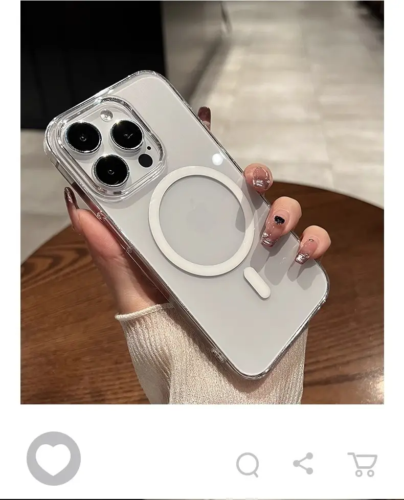 Magnetic Phone Case for Apple 17 Pro Air Transparent Shockproof — feature 48