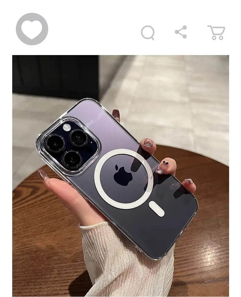 Magnetic Phone Case for Apple 17 Pro Air Transparent Shockproof — feature 52
