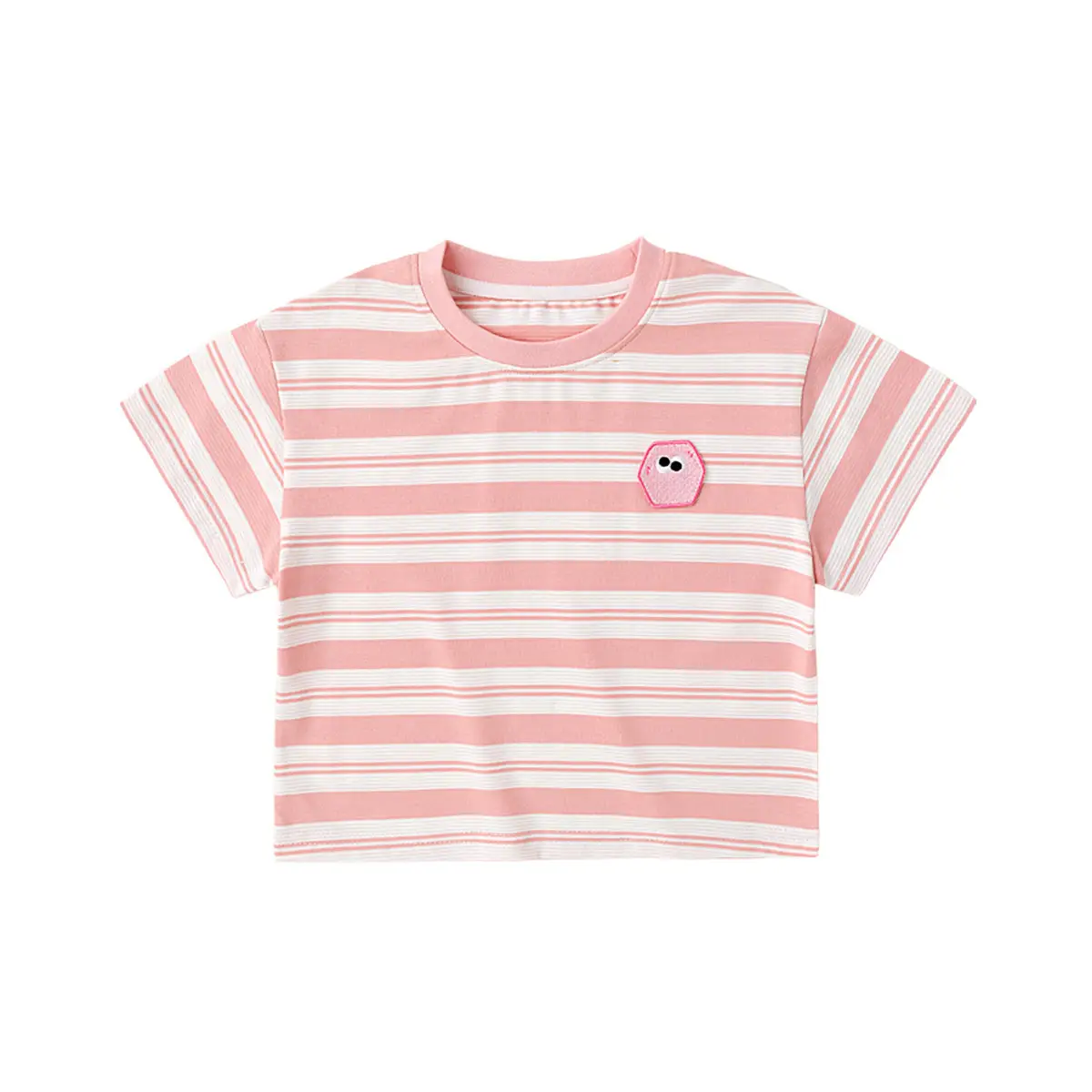 Doodle Striped Baby T-Shirt Green Kids Summer - Image 8