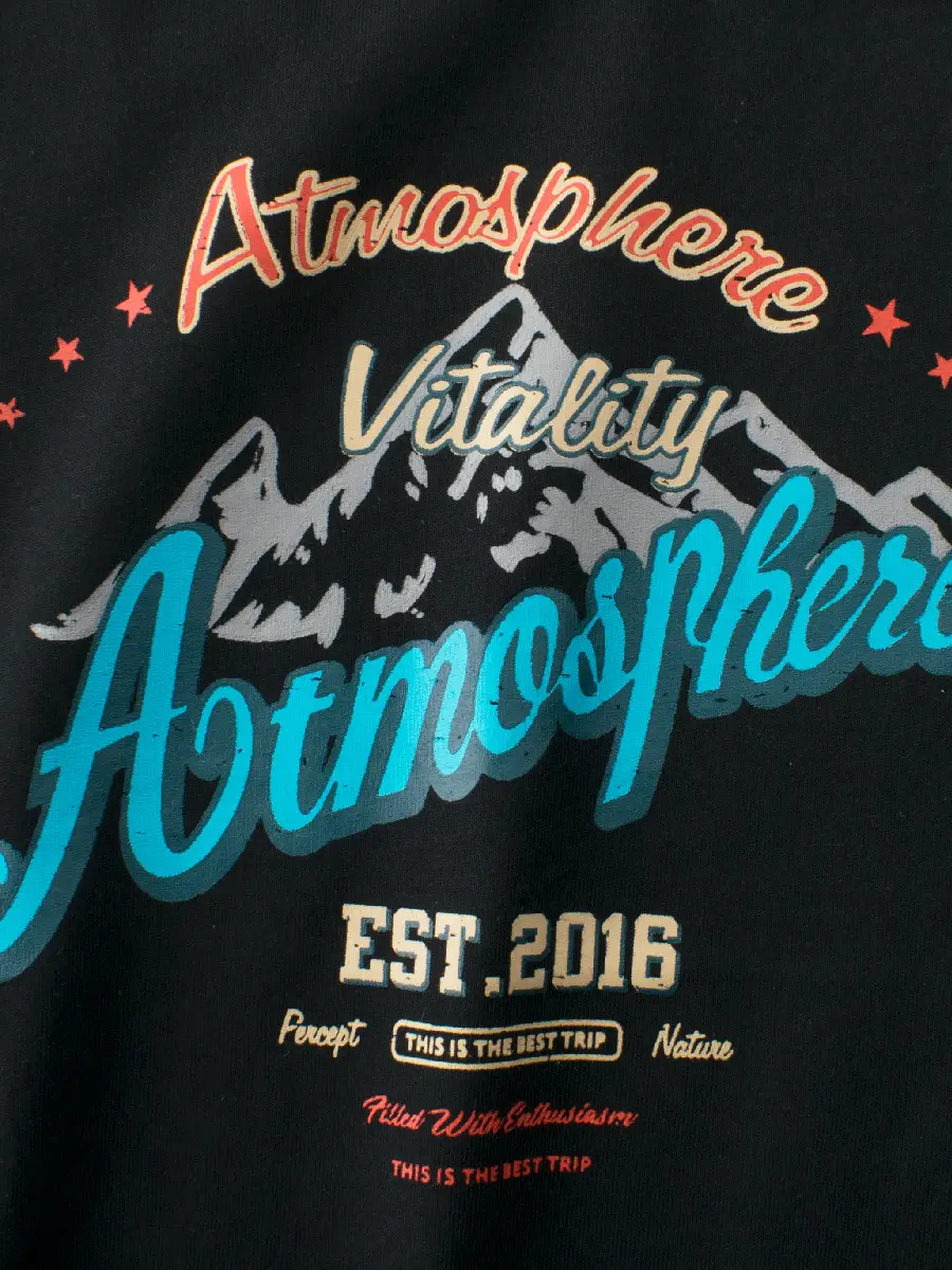 Atmosphere Varsity Boys T-Shirt Cotton Medium to XL - Image 4