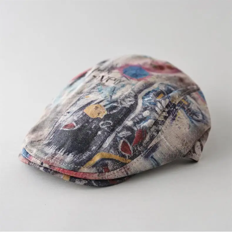 American Style Retro Graffiti Cap Men Women Spring Summer — feature 1