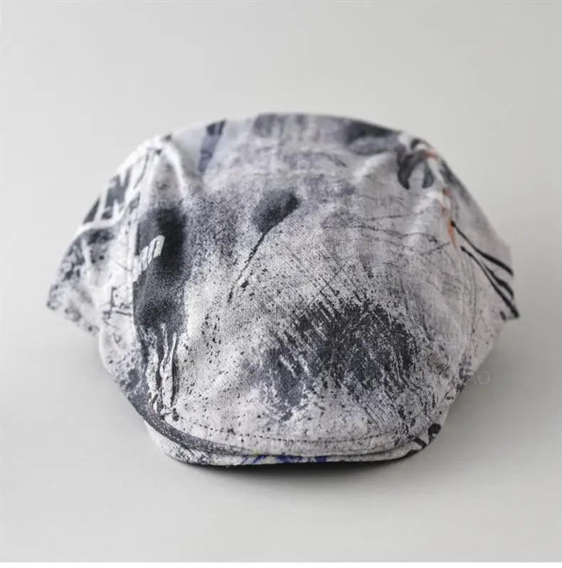 American Style Retro Graffiti Cap Men Women Spring Summer — feature 4