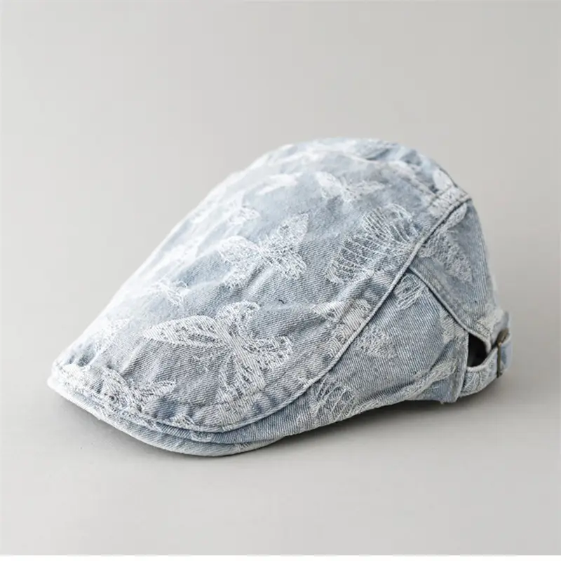 Japanese Butterfly Embroidered Cap Women Casual All Shade - Image 6