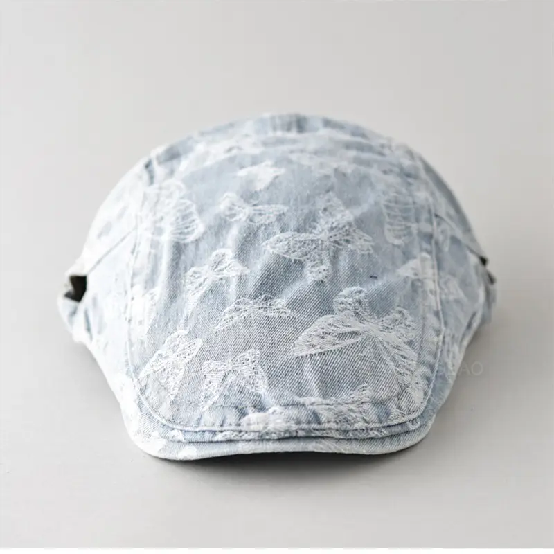 Japanese Butterfly Embroidered Cap Women Casual All Shade - Image 7