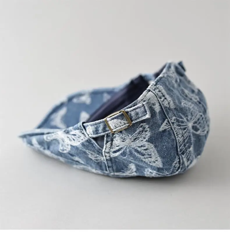 Japanese Butterfly Embroidered Cap Women Casual All Shade — feature 10