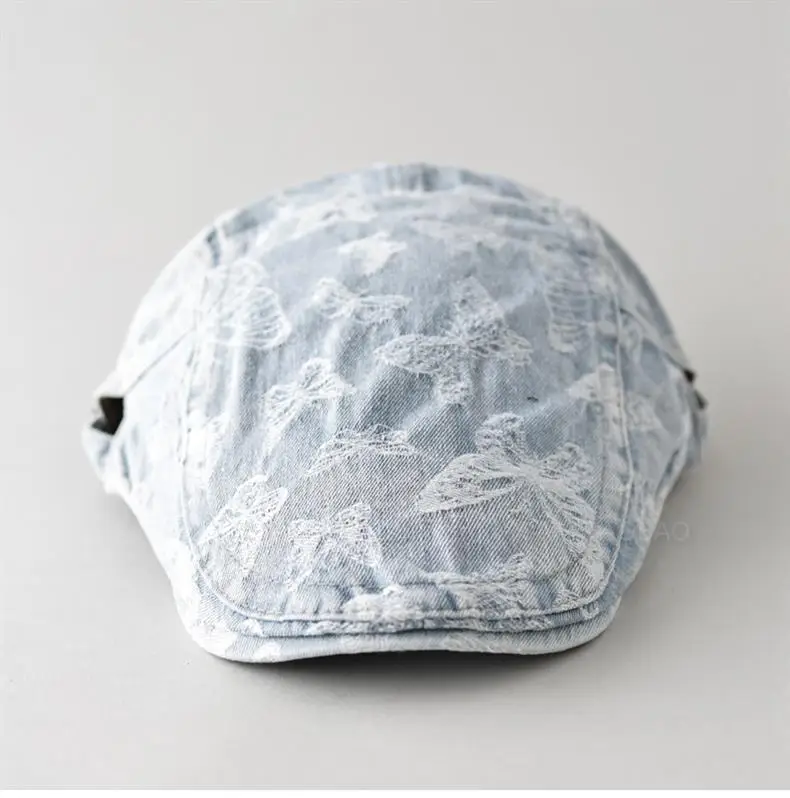 Japanese Butterfly Embroidered Cap Women Casual All Shade — feature 4