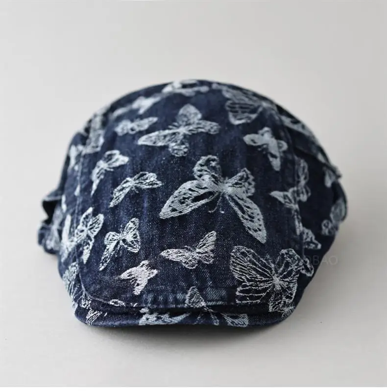 Japanese Butterfly Embroidered Cap Women Casual All Shade — feature 6