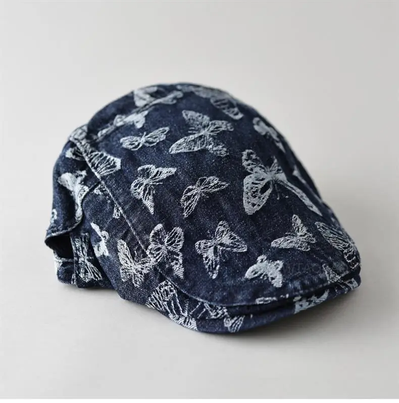 Japanese Butterfly Embroidered Cap Women Casual All Shade — feature 7