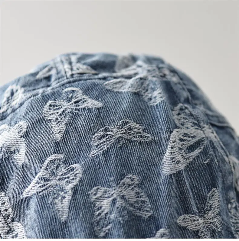Japanese Butterfly Embroidered Cap Women Casual All Shade — feature 9