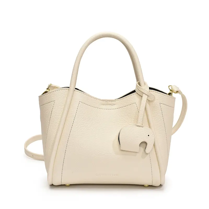 Vintage Fashion Large Capacity Tote Bag Women's 2025 Spring New Fashionable Casual Shoulder Bag Solid Color Simple Crossbody Bag