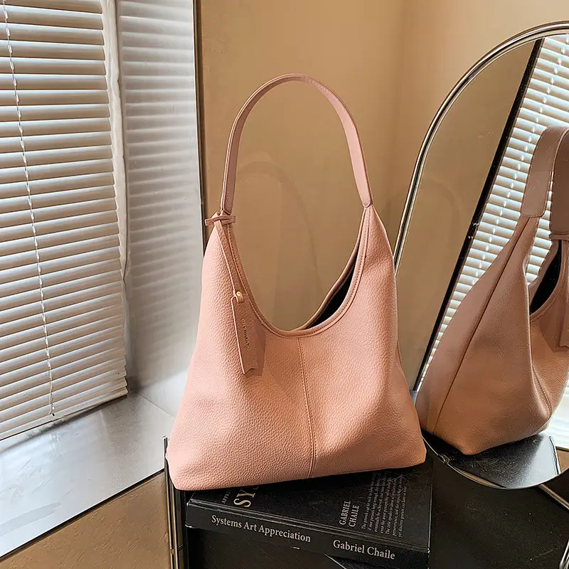 Pink Women's Shoulder Bag 2026 Spring Large Capacity - Image 2