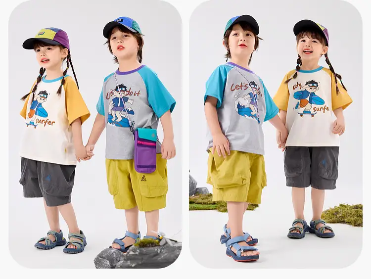 Dudujia Kids T-Shirt Summer Light Green Graphic Print — feature 16