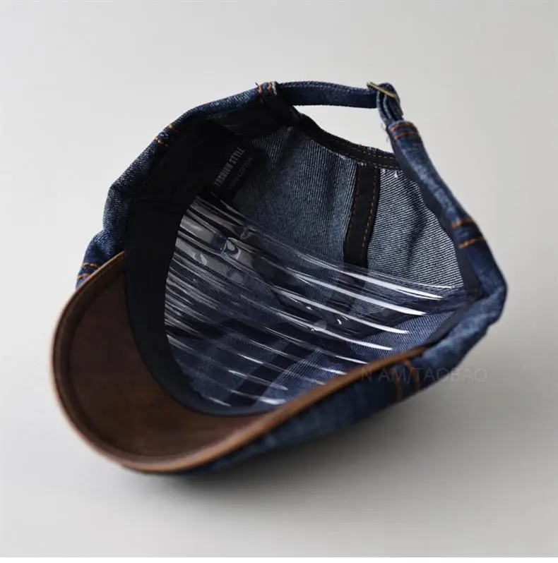 Retro Denim Forward Hat for Men Summer Wear — feature 10