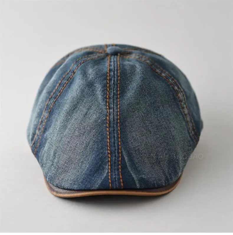 Retro Denim Forward Hat for Men Summer Wear — feature 12