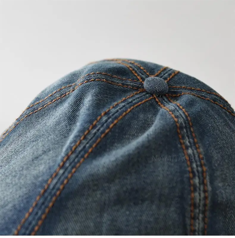 Retro Denim Forward Hat for Men Summer Wear — feature 15