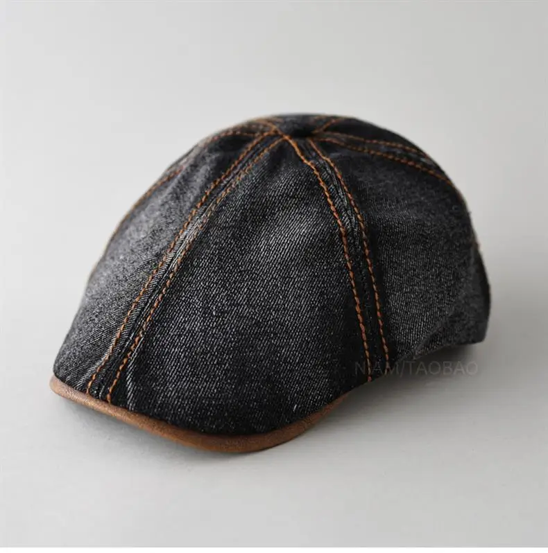Retro Denim Forward Hat for Men Summer Wear — feature 4