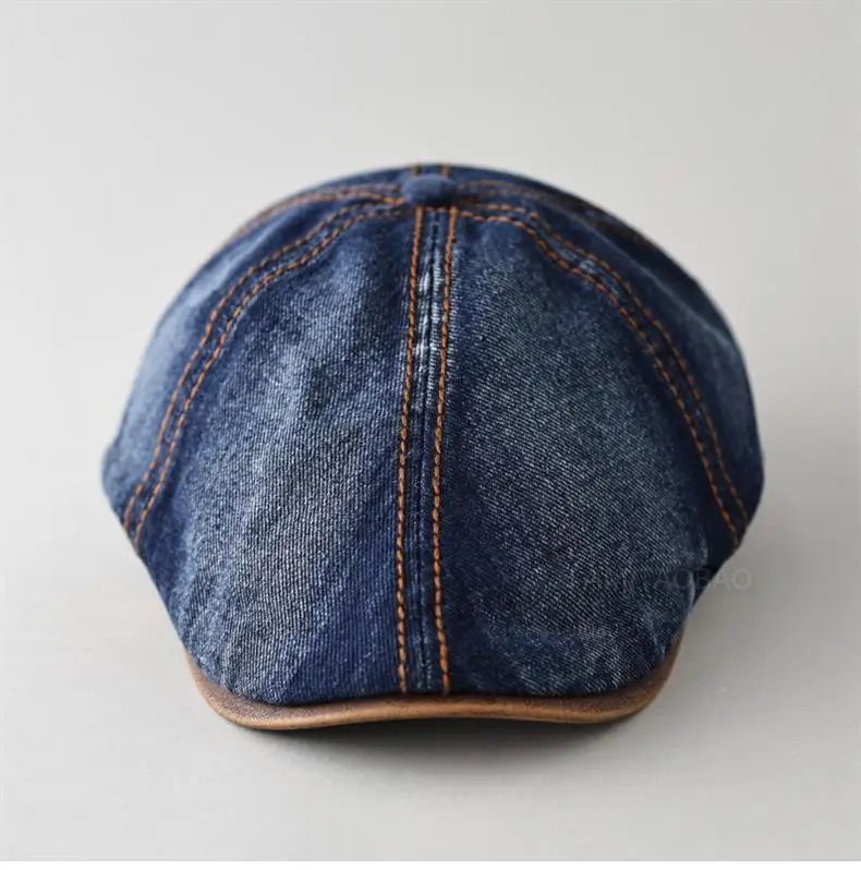 Retro Denim Forward Hat for Men Summer Wear — feature 8