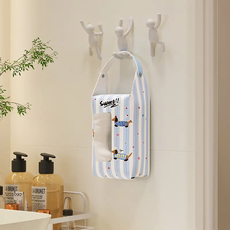 Cat Checkered Cartoon Paper Box for Home — feature 16