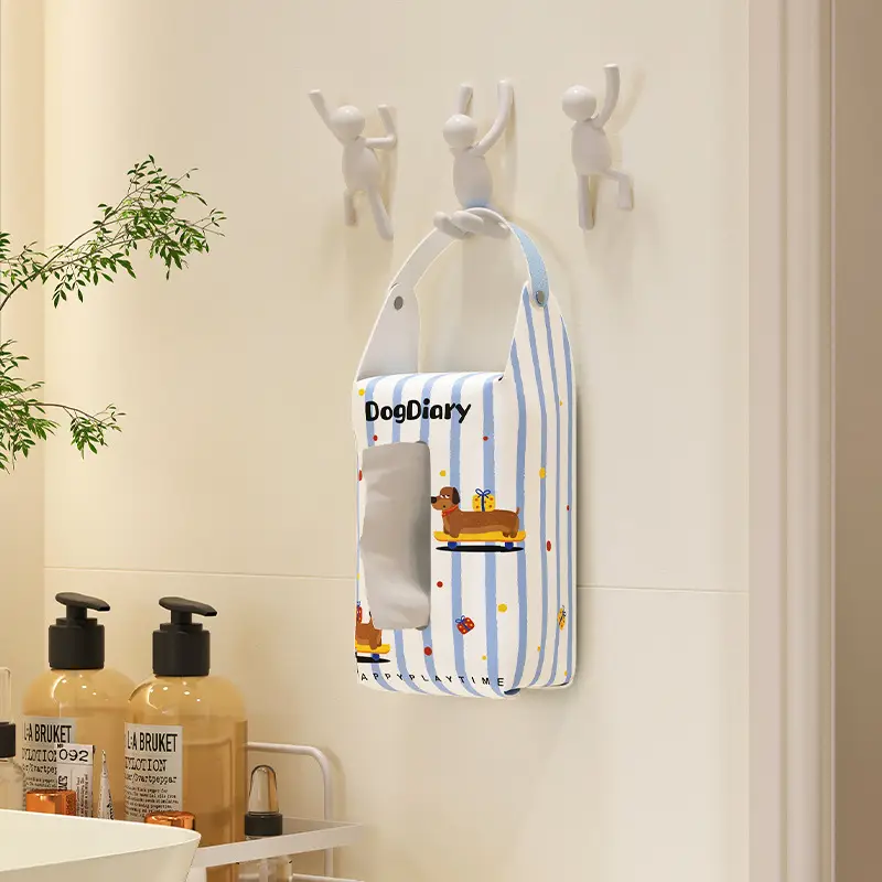 Cat Checkered Cartoon Paper Box for Home — feature 17