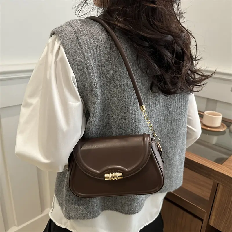 Women's Black Crossbody Bag Korean Style 2025 - Image 8