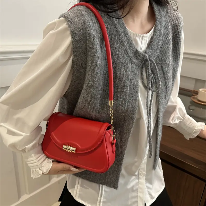 Women's Black Crossbody Bag Korean Style 2025 - Image 9
