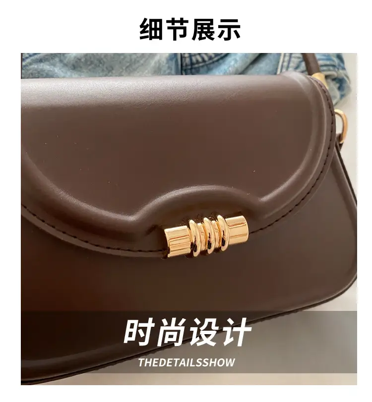 Women's Black Crossbody Bag Korean Style 2025 — feature 3